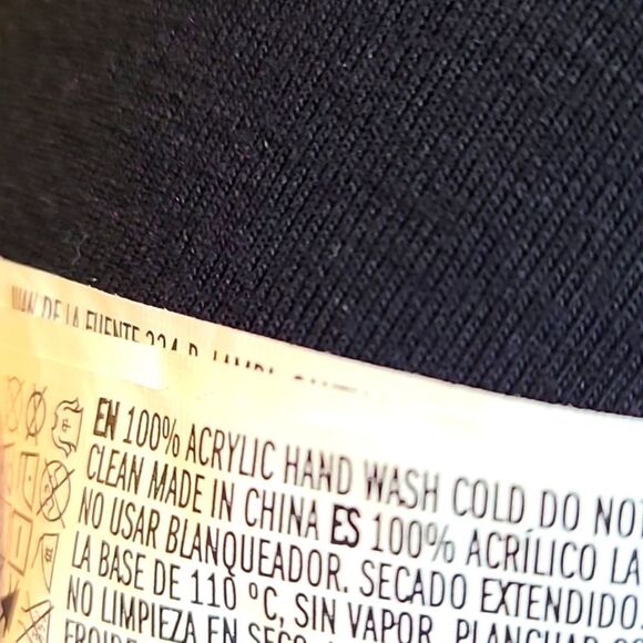 Forever 21 Long Black Cardigan Sweater, Sleeveless, Size Large - Picture 7 of 7